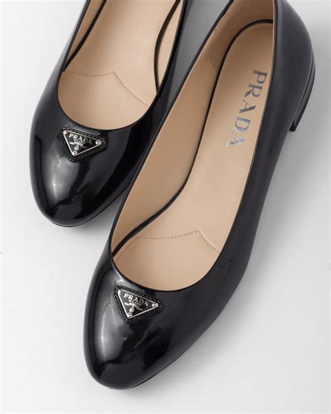 prada black ballerinas|prada pumps and ballerinas.